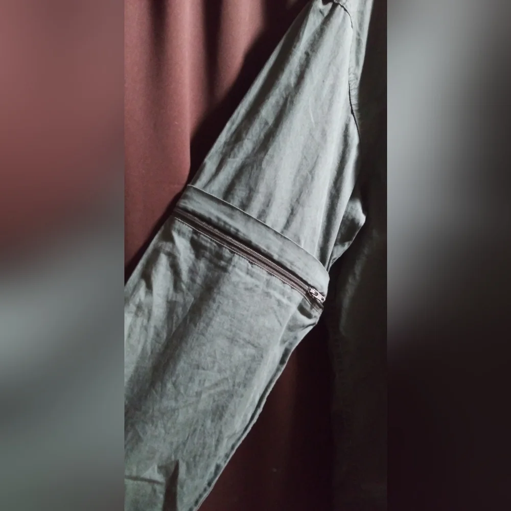 Versatile army green  Mens size medium Gander Mtn button-up shirt - Picture 11 of 12